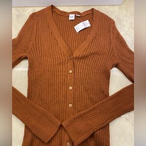 NWT Gap Burnt Orange Cardigan